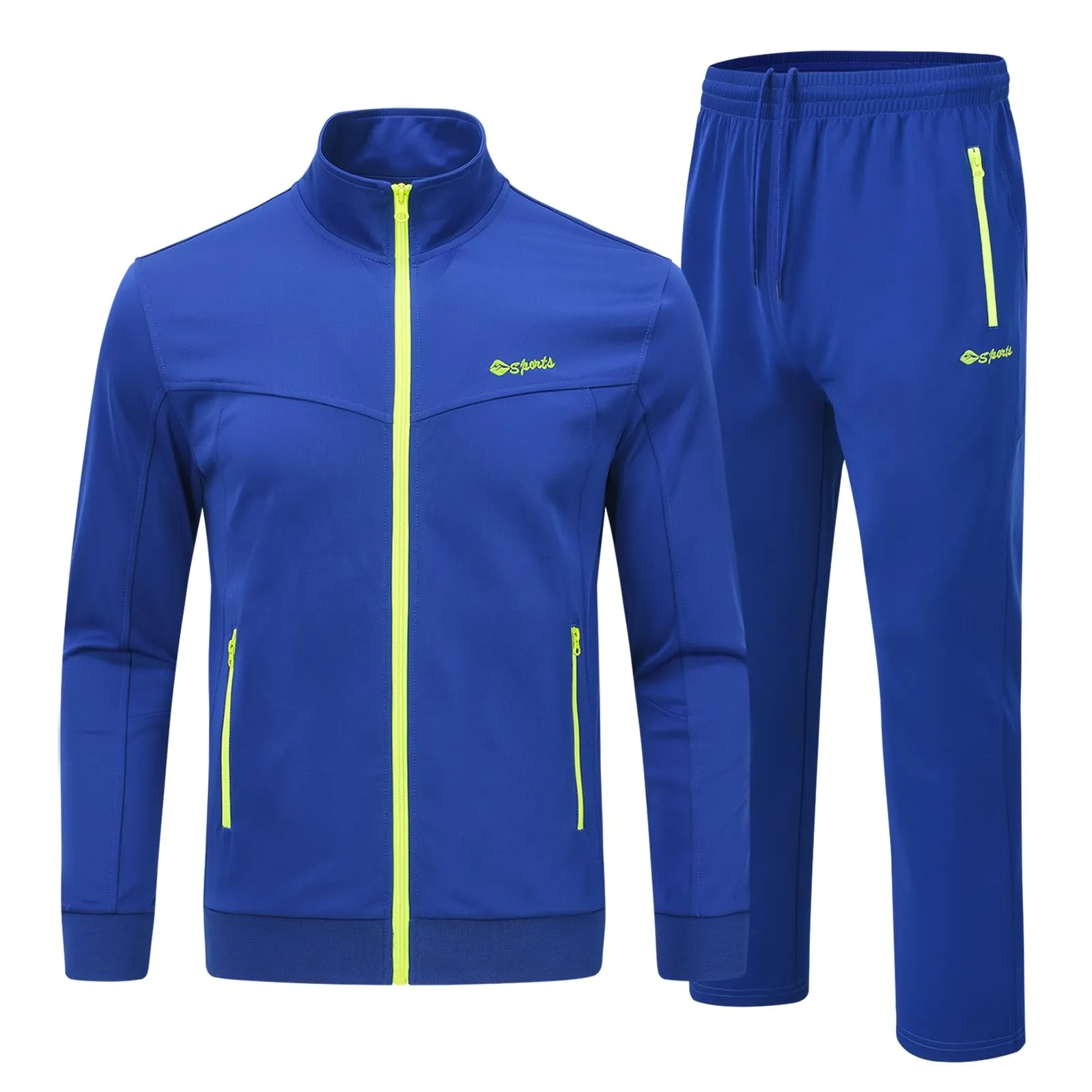 Men's Tracksuits Outfits Set 2 Piece Jogging Suits Warm Up Sweatsuits Sweat Track Suits Sets