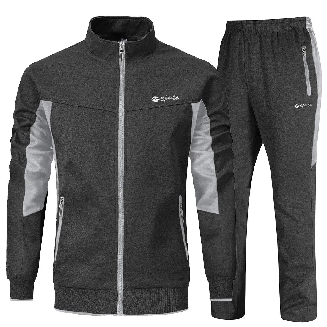 Men's Tracksuits Outfits Set 2 Piece Jogging Suits Warm Up Sweatsuits Sweat Track Suits Sets