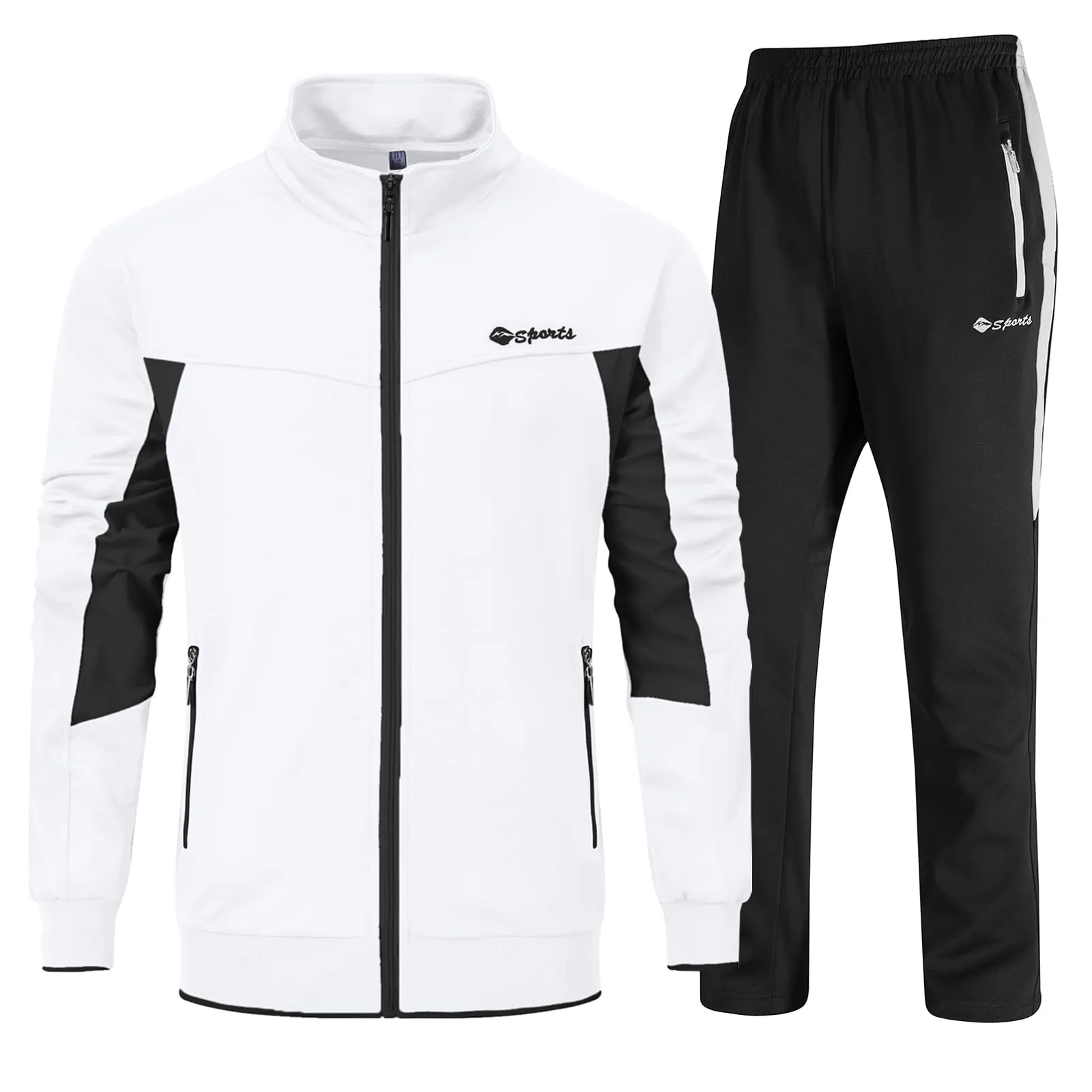 Men's Tracksuits Outfits Set 2 Piece Jogging Suits Warm Up Sweatsuits Sweat Track Suits Sets