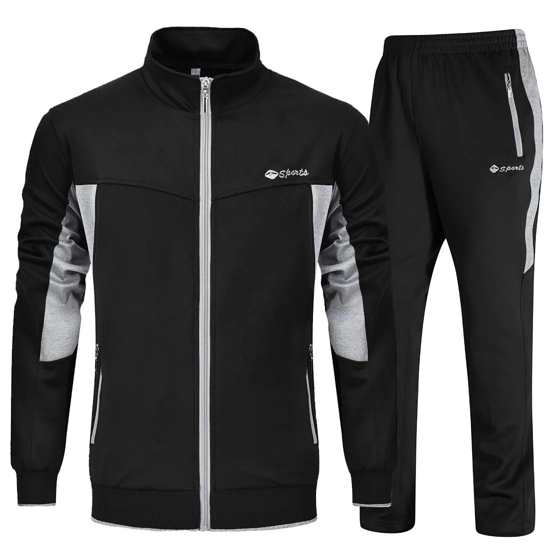 Men's Tracksuits Outfits Set 2 Piece Jogging Suits Warm Up Sweatsuits Sweat Track Suits Sets