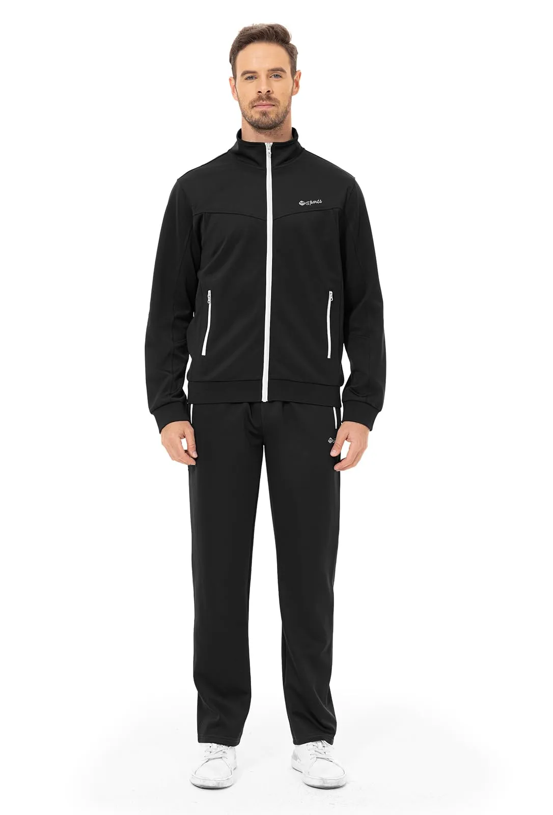 Men's Tracksuits Outfits Set 2 Piece Jogging Suits Warm Up Sweatsuits Sweat Track Suits Sets
