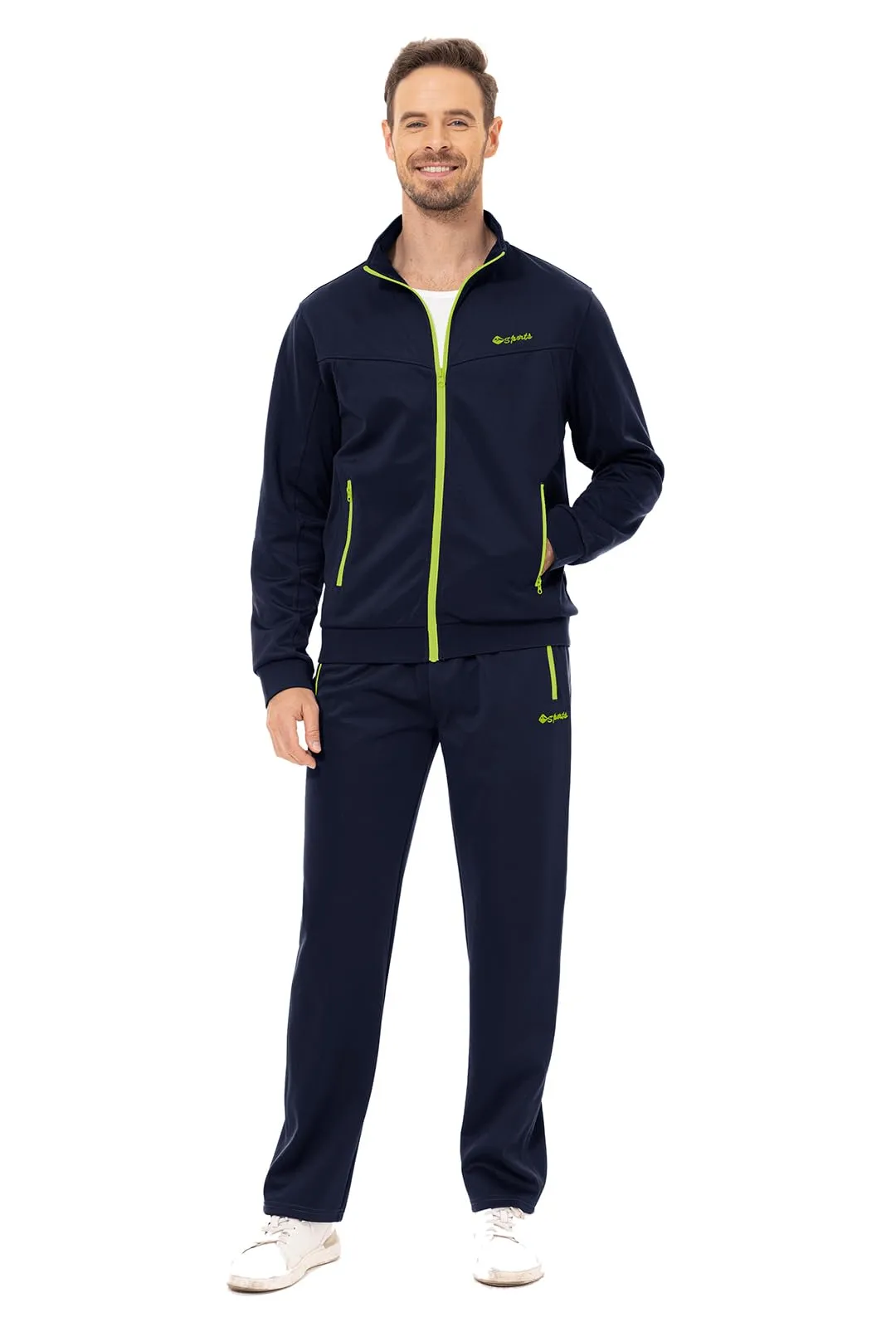 Men's Tracksuits Outfits Set 2 Piece Jogging Suits Warm Up Sweatsuits Sweat Track Suits Sets