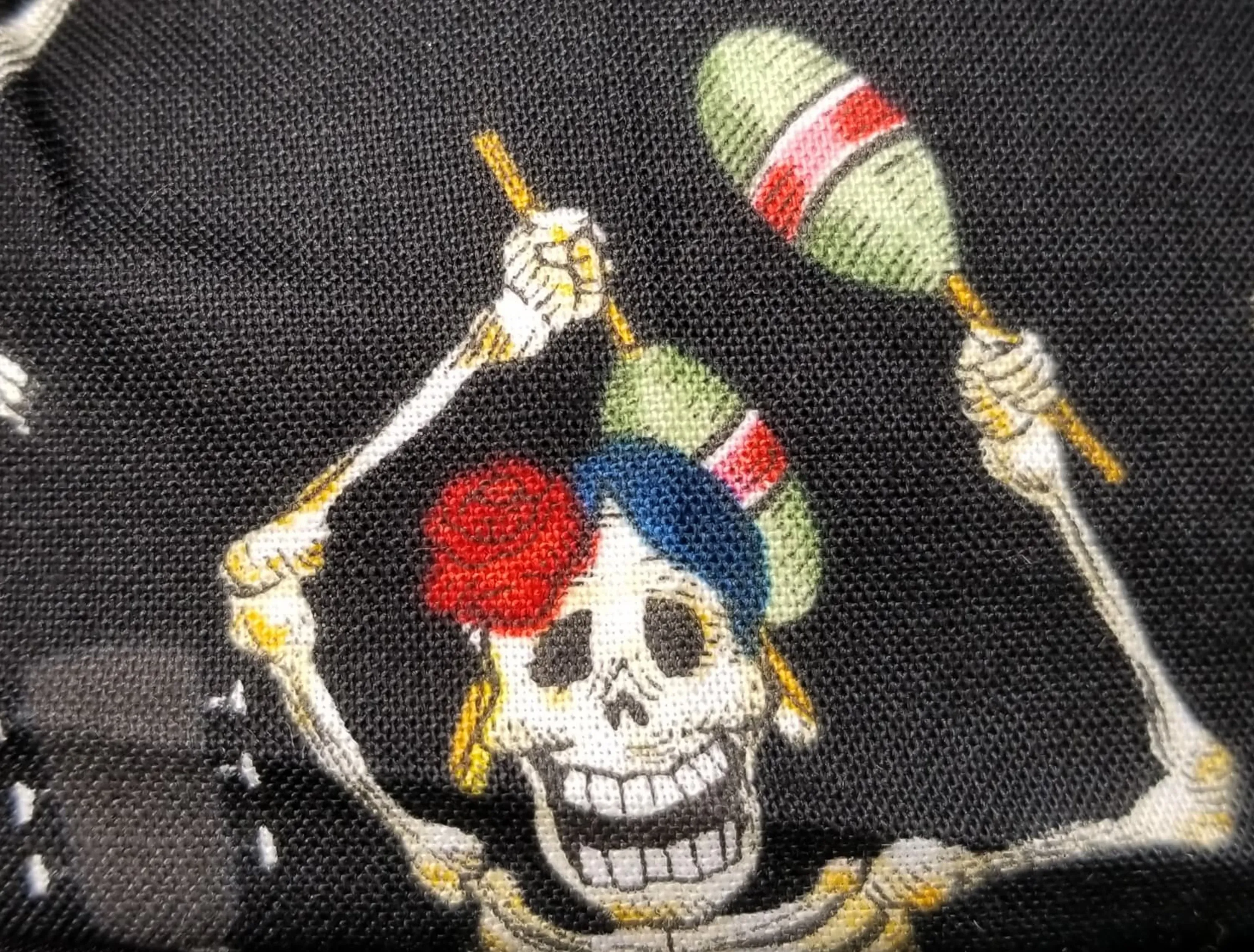 Mexican Dia de Muertos Doo Rag Cap Day of the Dead Skeleton Biker Hat Bandana Head Wrap with Sweatband for Men or Women