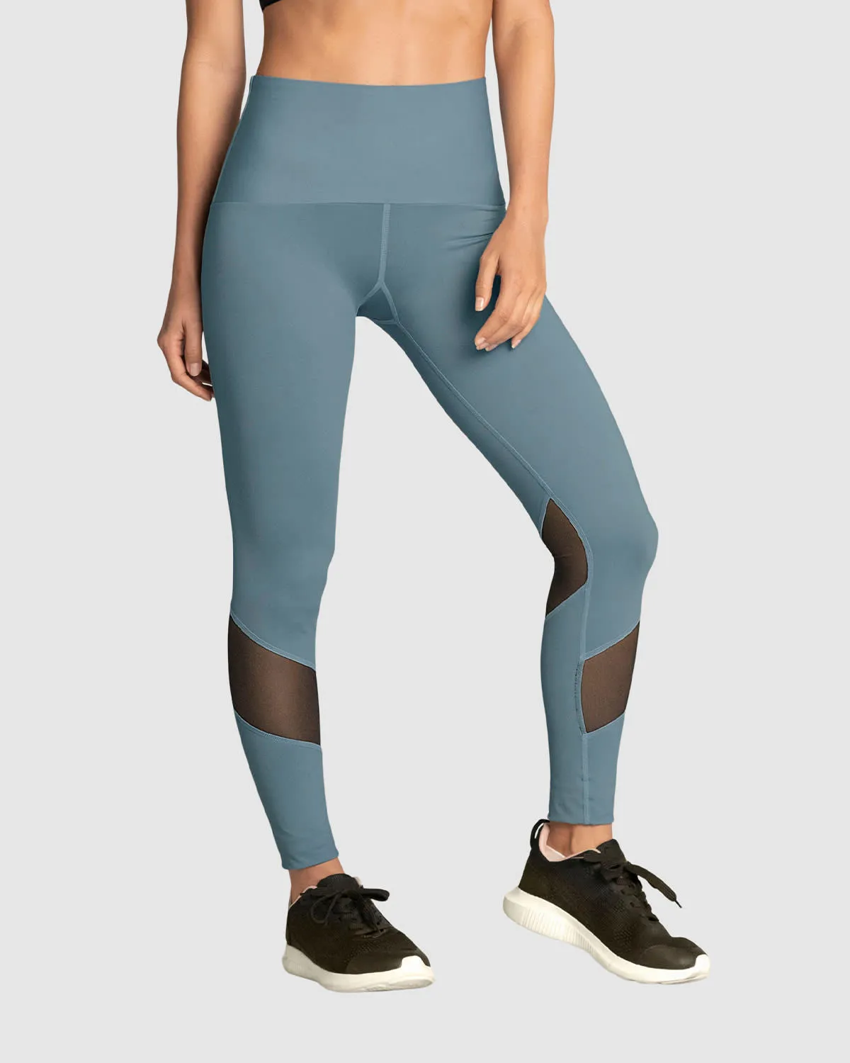 Mid-Rise Mesh Cutout Shaper Legging 