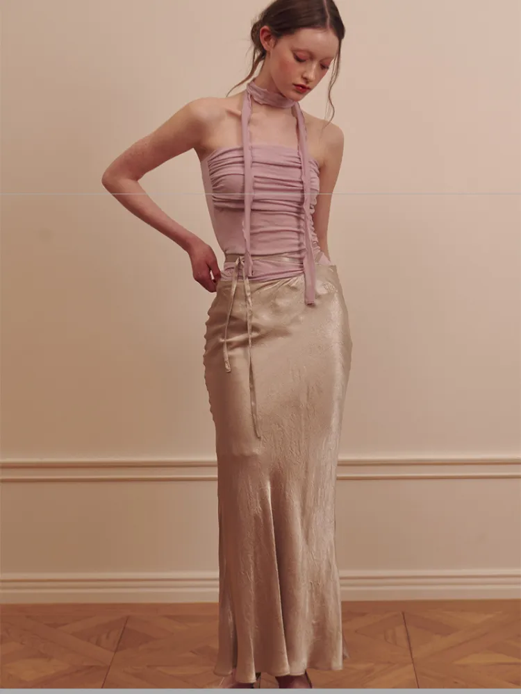 Misty Drape Camisole Set
