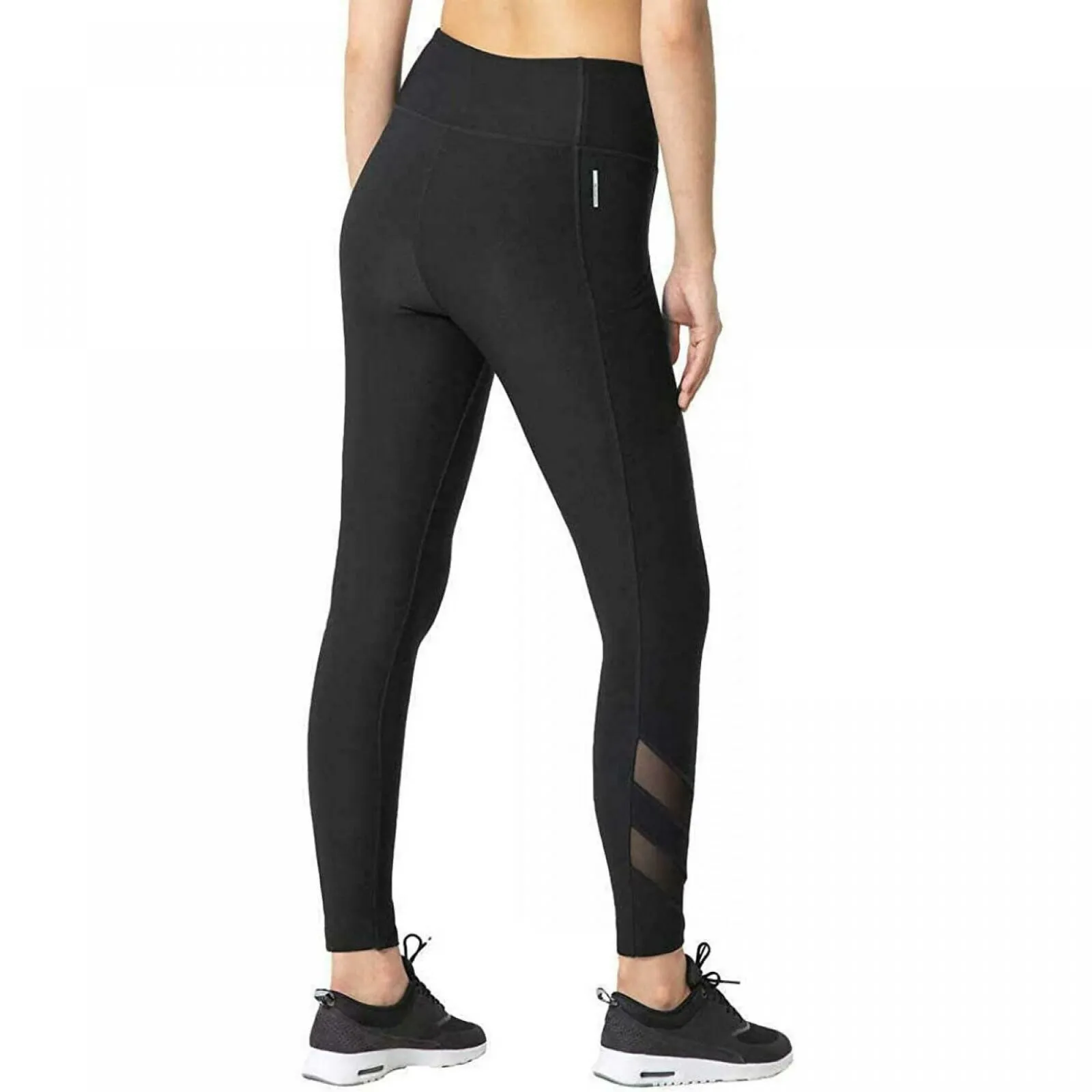 Mondetta Women's Mesh Inset High Waisted Active Leggings