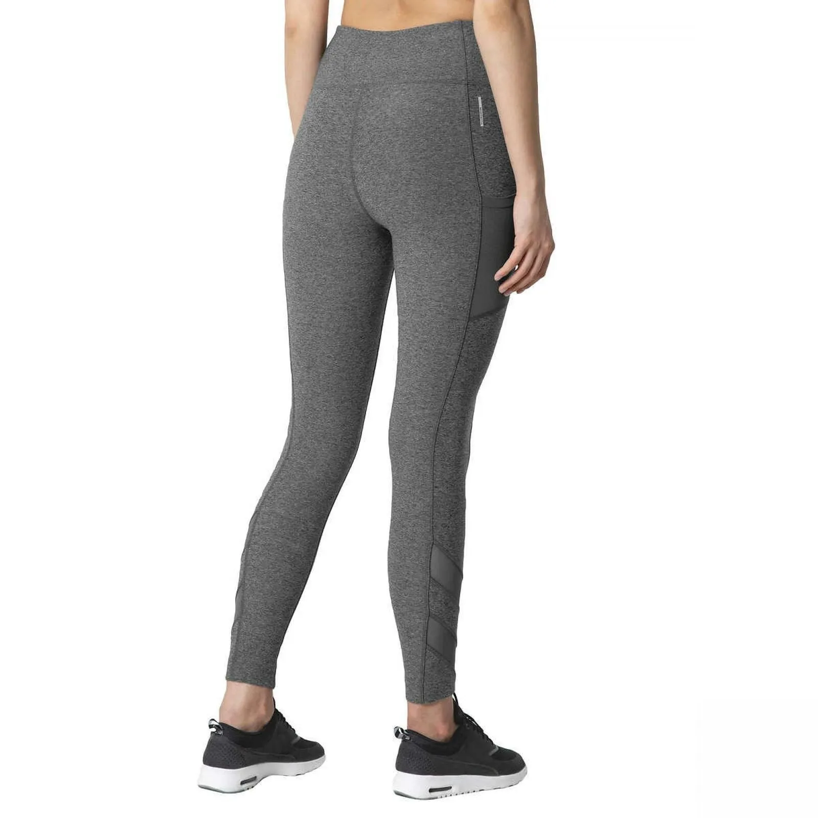 Mondetta Women's Mesh Inset High Waisted Active Leggings