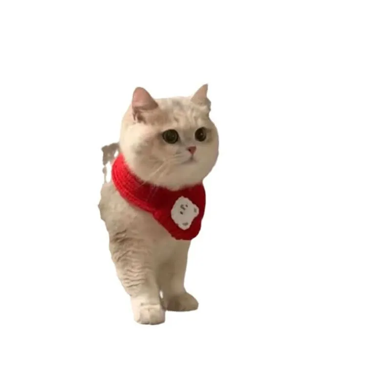 Monochrome Pet Scarf for Cats & Dogs