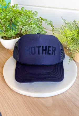 Mother Trucker Hat in Navy