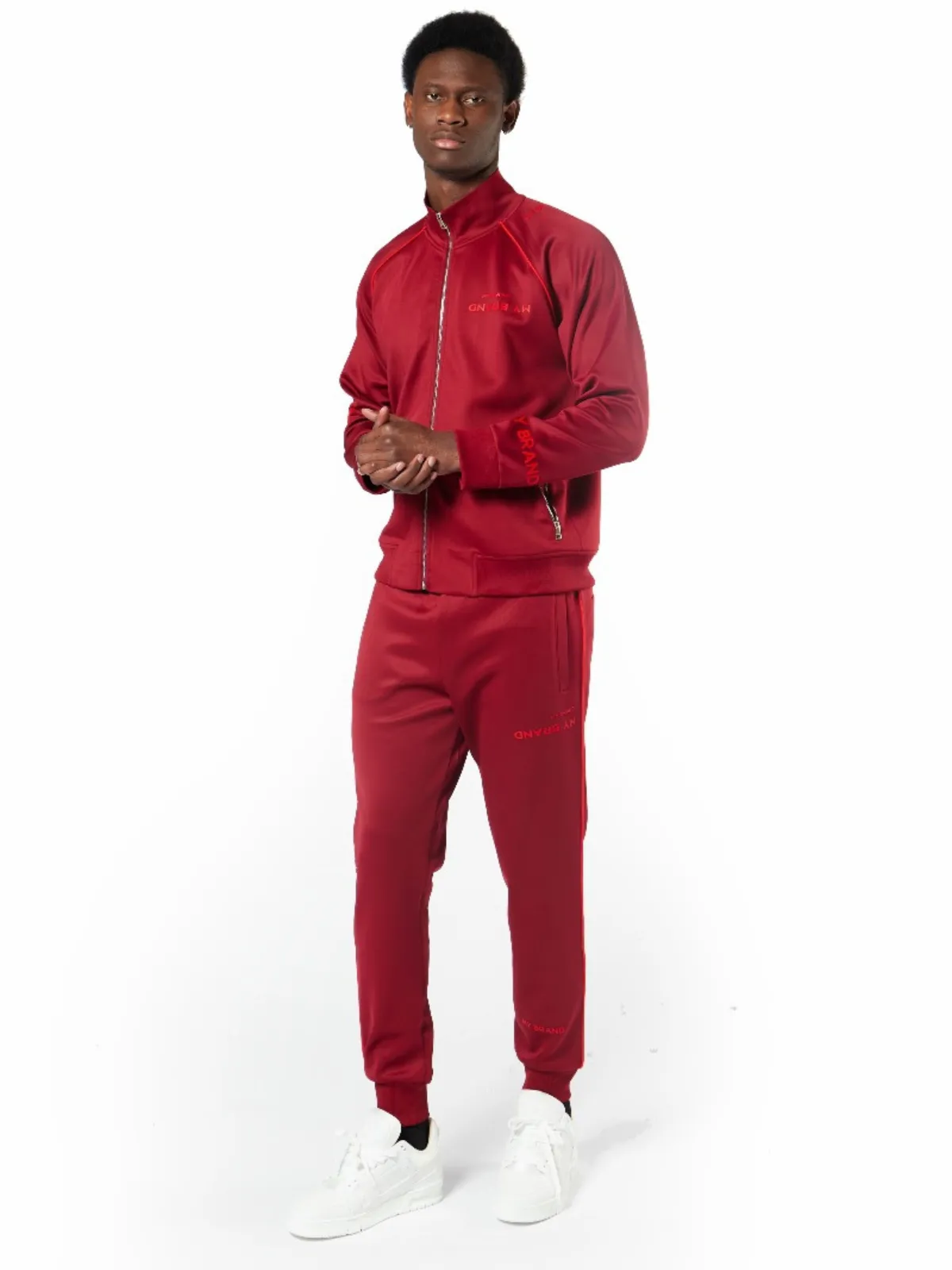 Multi Branding Tracksuit | BURGUNDY