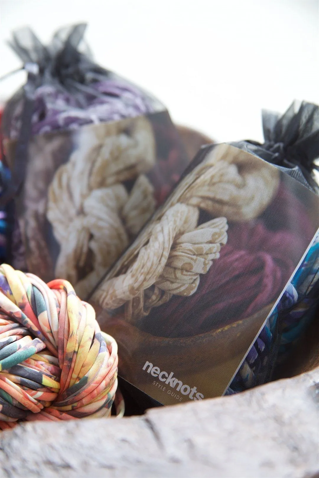 Multi-Color Infinity Scarf 'Blue Ombre'
