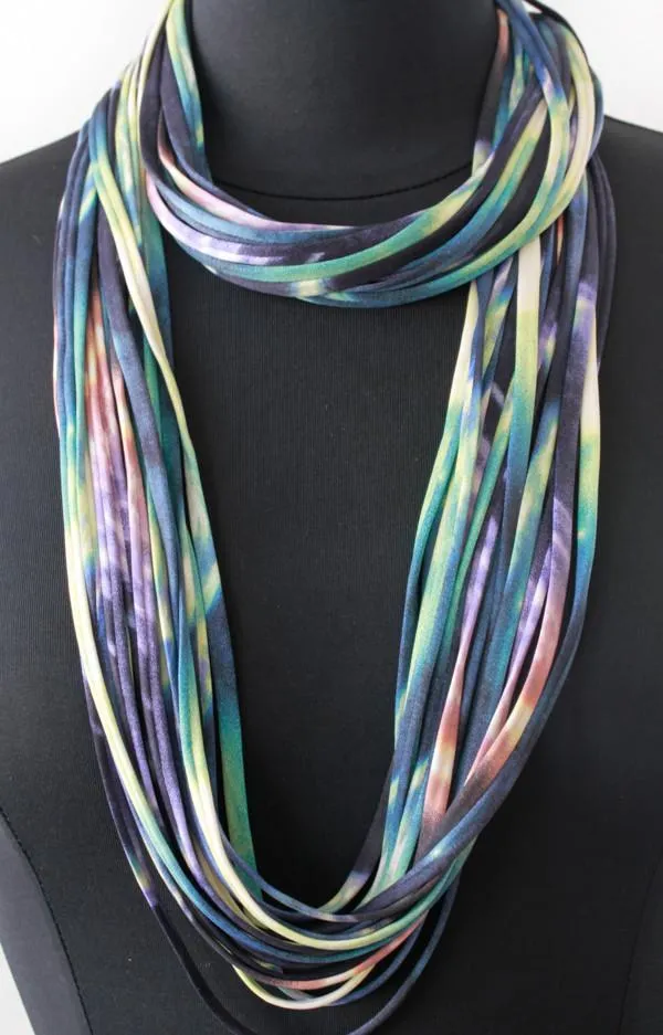 Multi-Color Infinity Scarf 'Blue Ombre'
