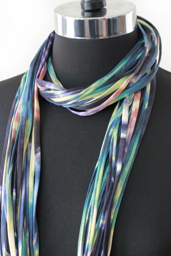Multi-Color Infinity Scarf 'Blue Ombre'