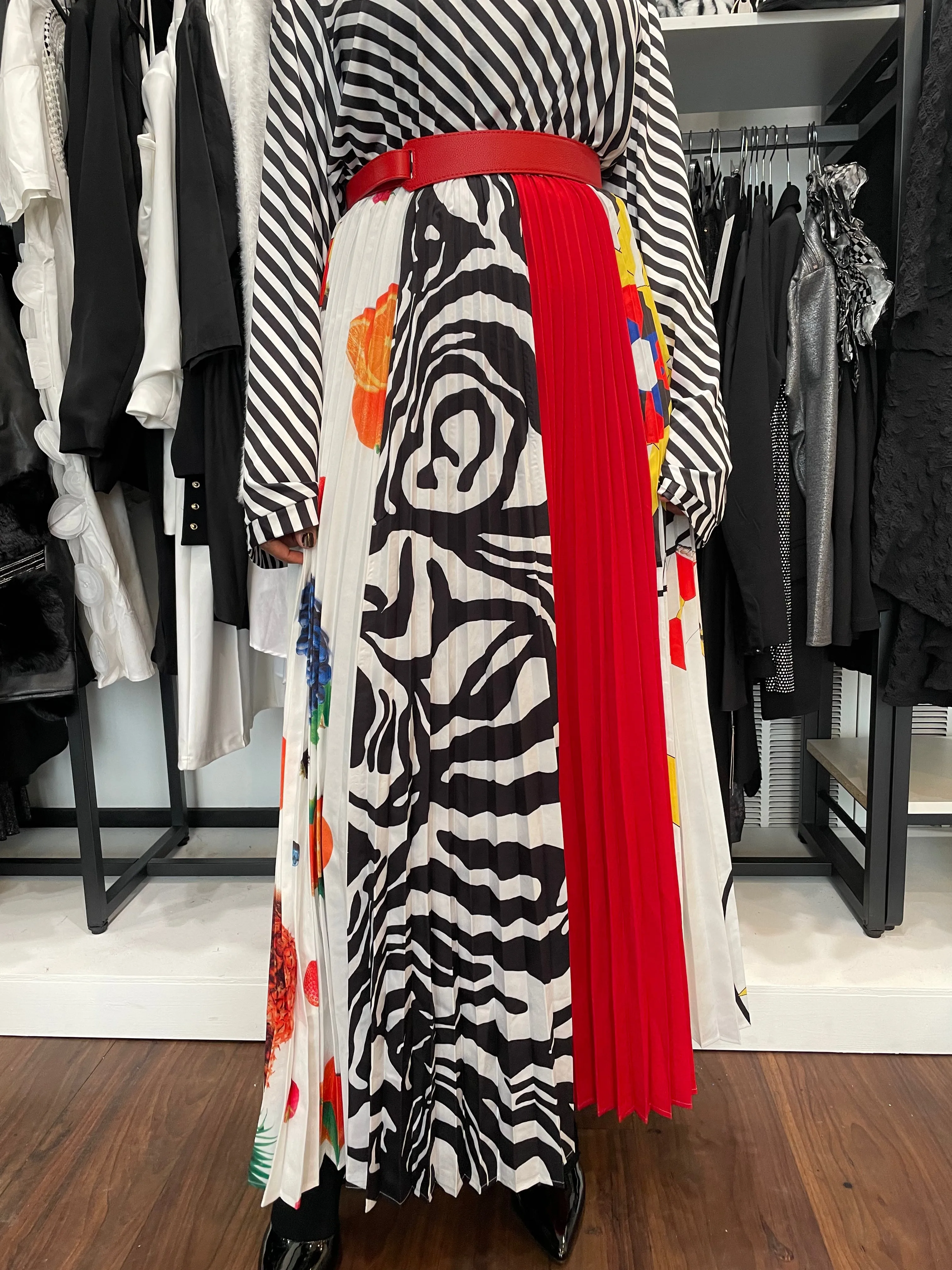 Multi Print Dress