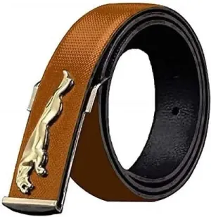 multispace Classy Synthetic Leather Solid Belt for Men (TAN)