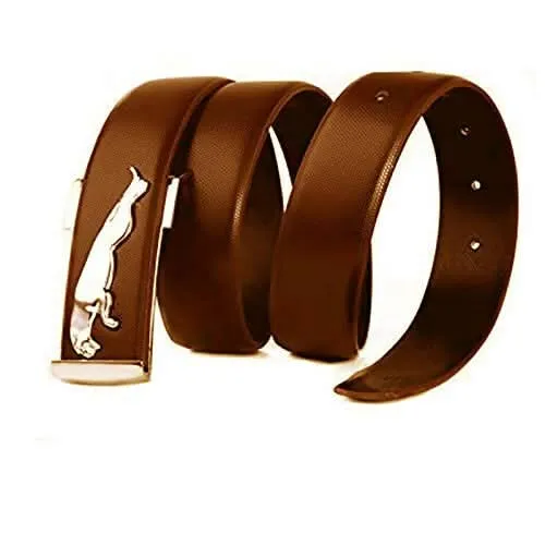 multispace Classy Synthetic Leather Solid Belt for Men (TAN)