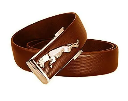 multispace Classy Synthetic Leather Solid Belt for Men (TAN)