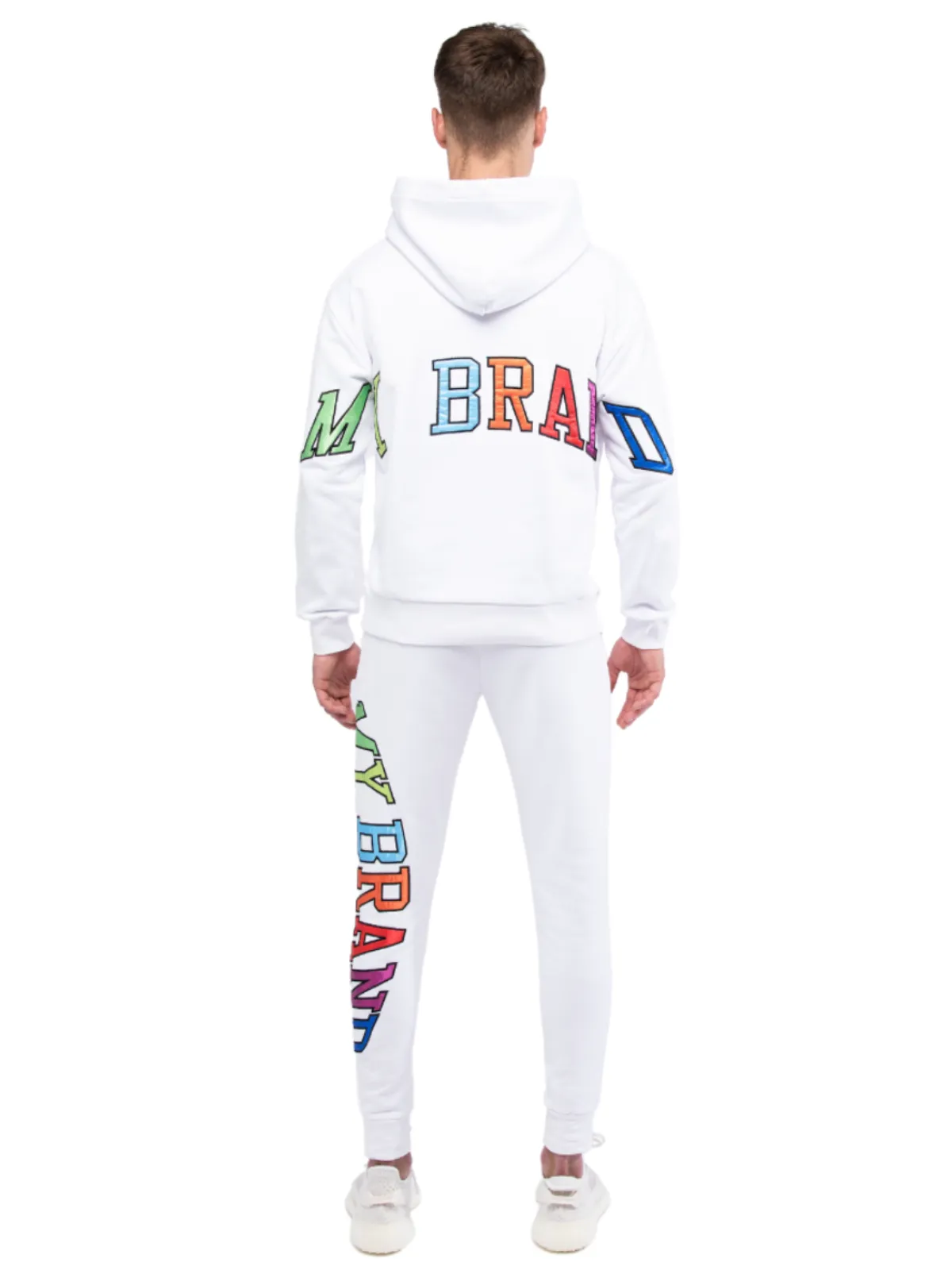 My Brand Rainbow College Joggingsuit White | WHITE