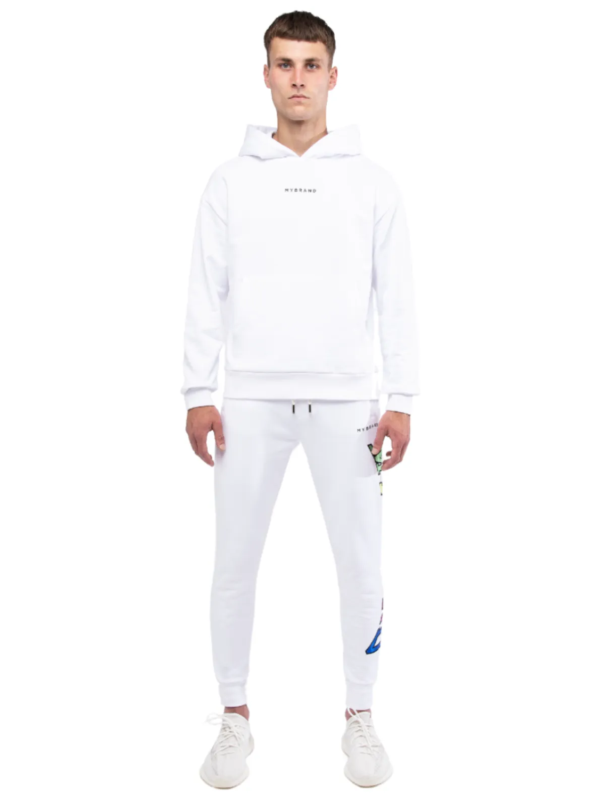 My Brand Rainbow College Joggingsuit White | WHITE