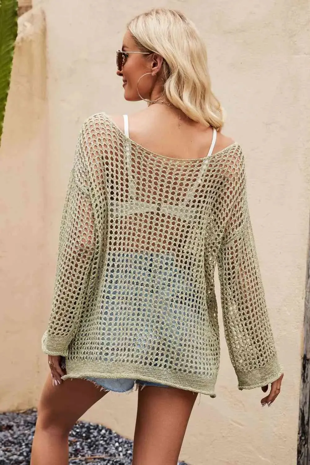 Natty Openwork Cover-up-