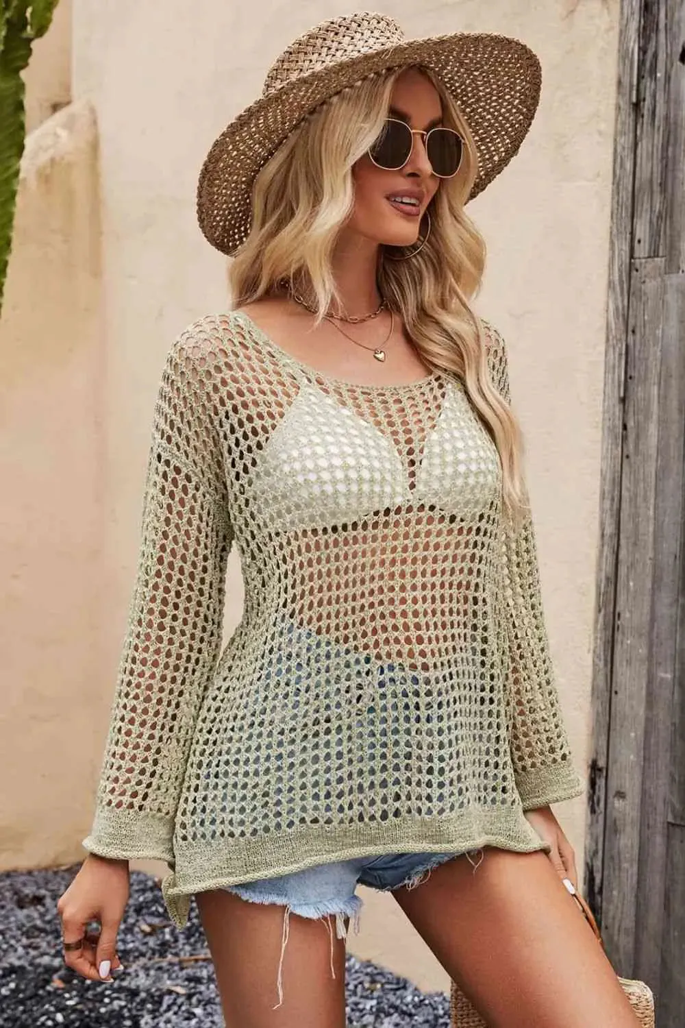 Natty Openwork Cover-up-