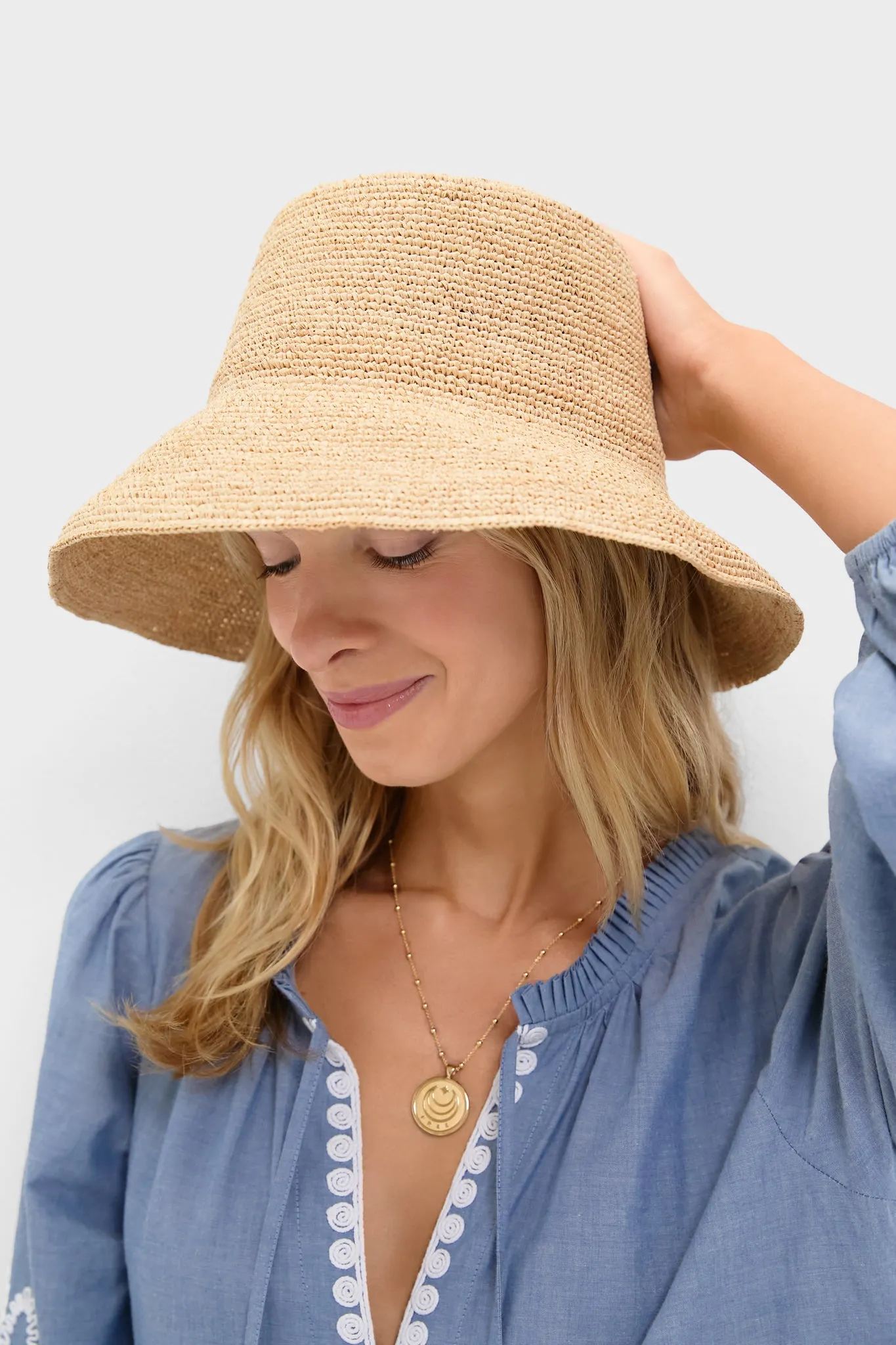 Natural Chic Crochet Bucket Hat