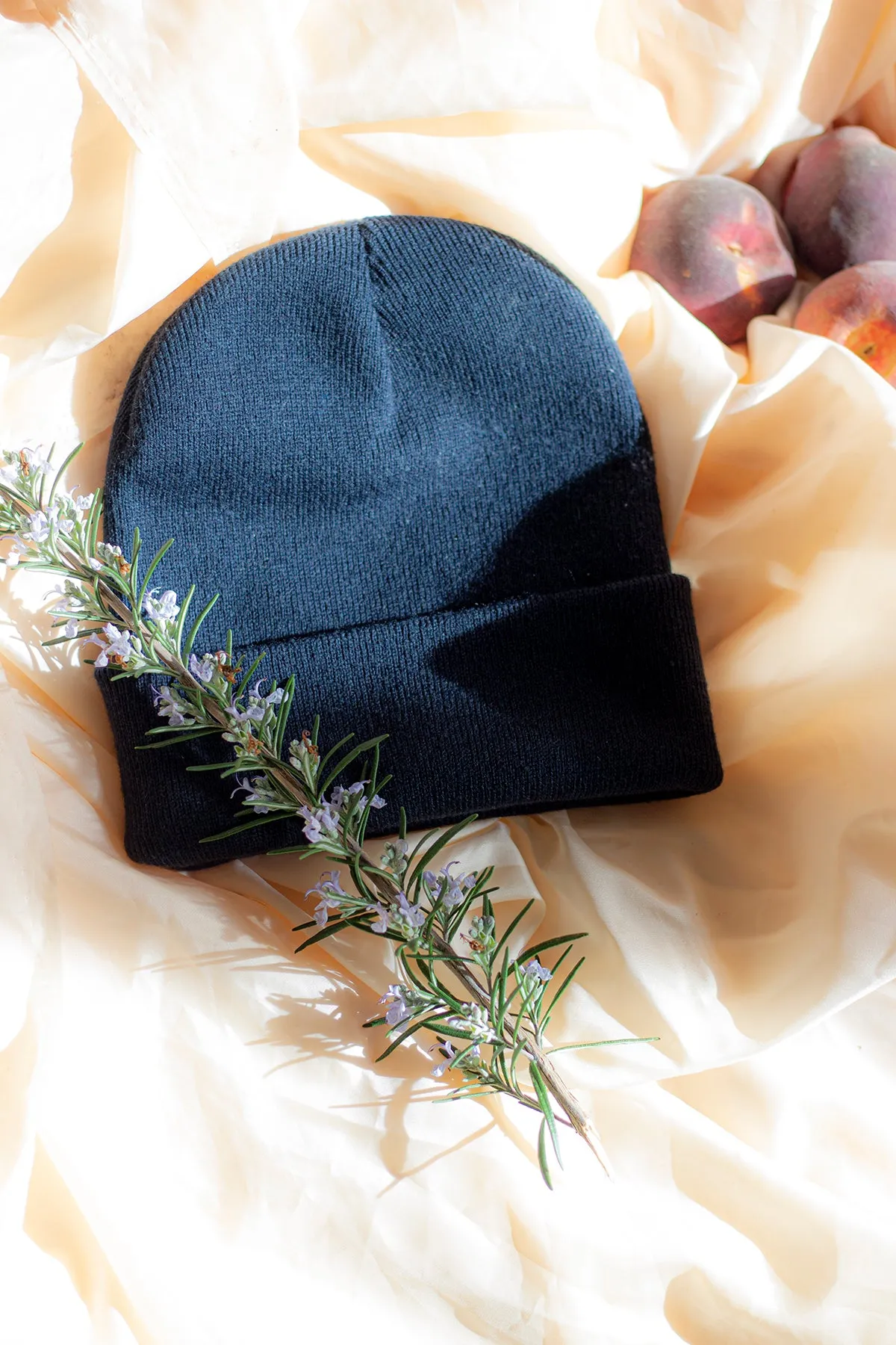 Navy Blue Beanie Hat