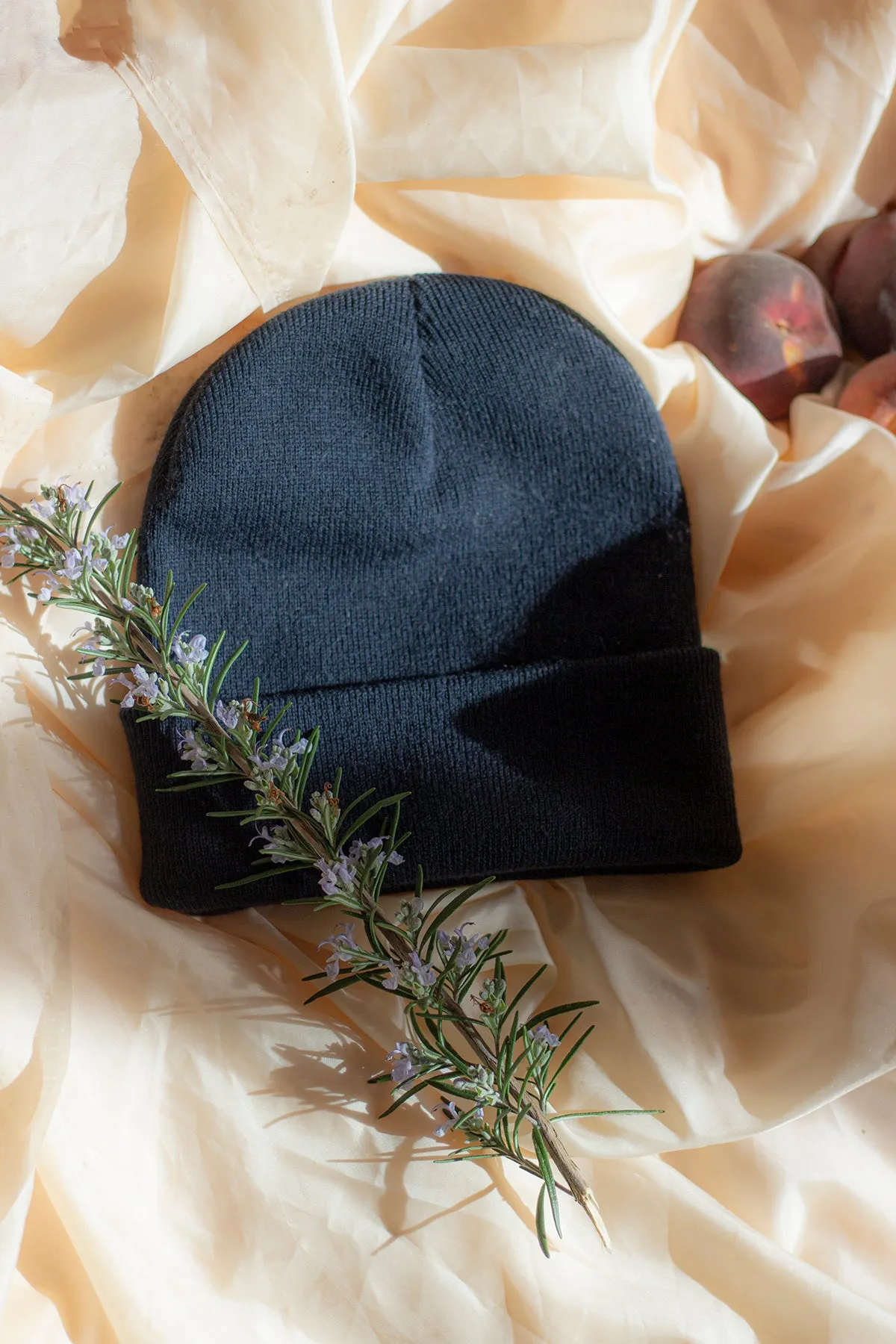 Navy Blue Beanie Hat