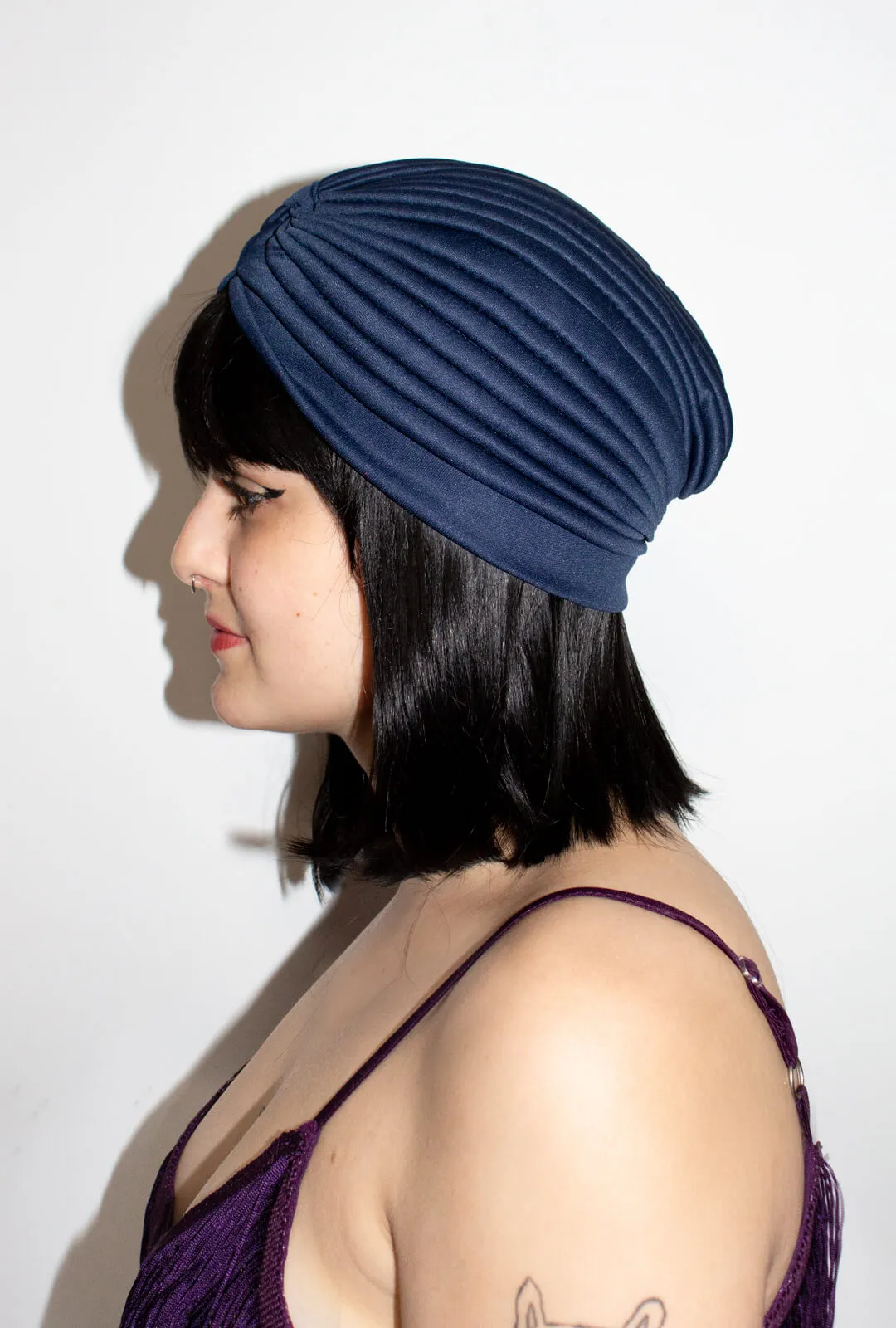 Navy Blue Turban