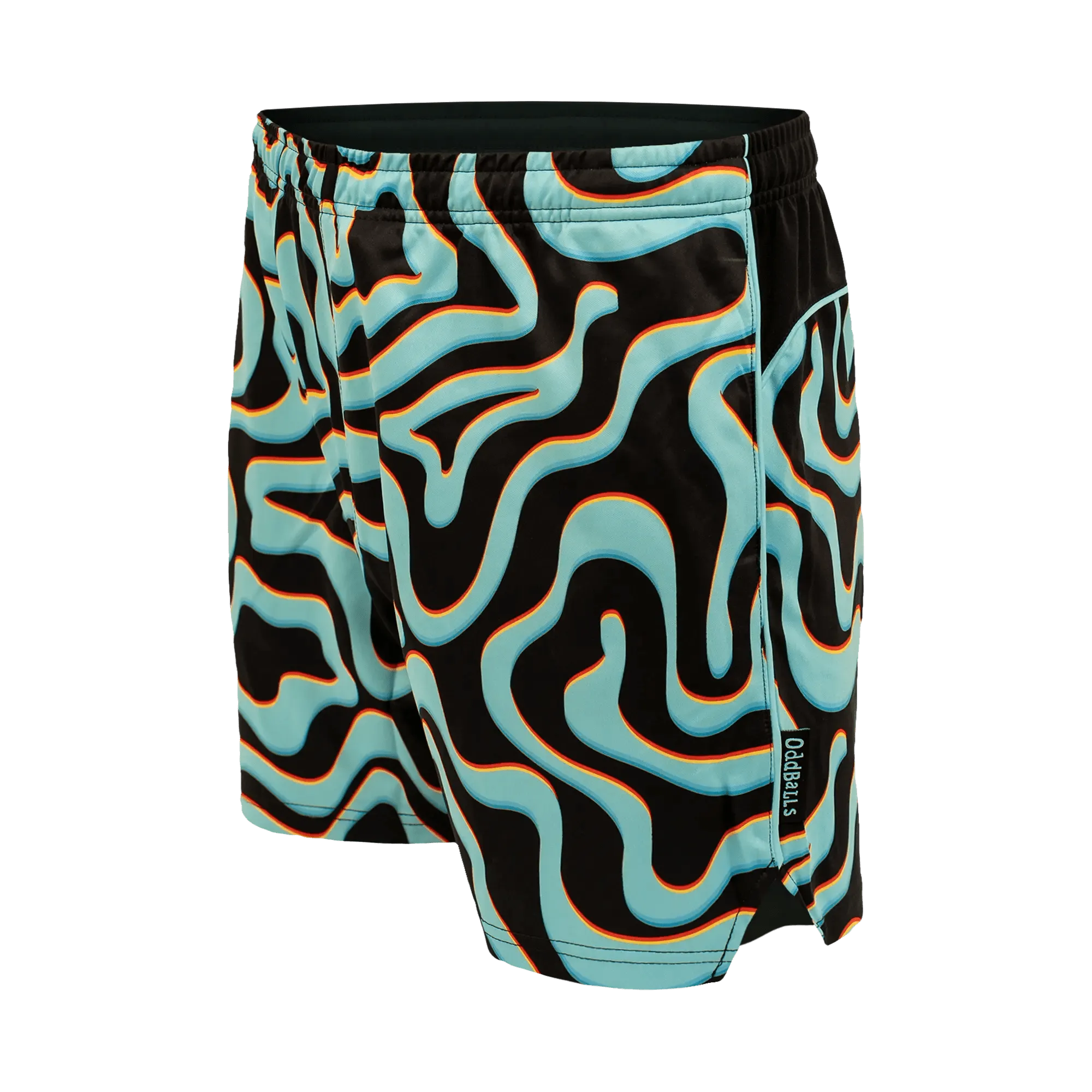 Neon Lava - Pattern- Mens Sports Shorts
