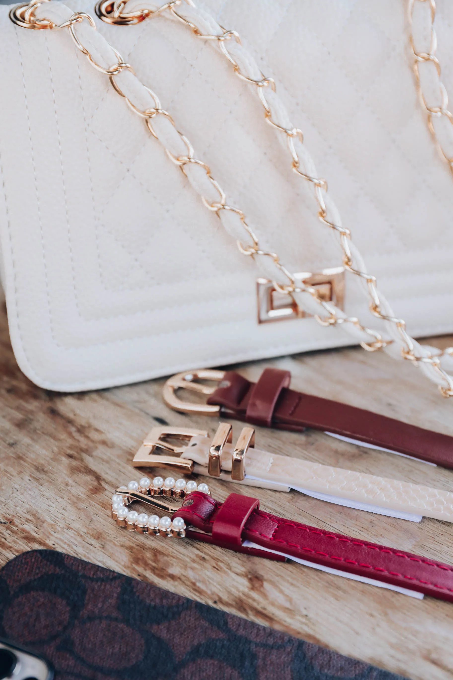 Neutrals Trio Slim Belt Set