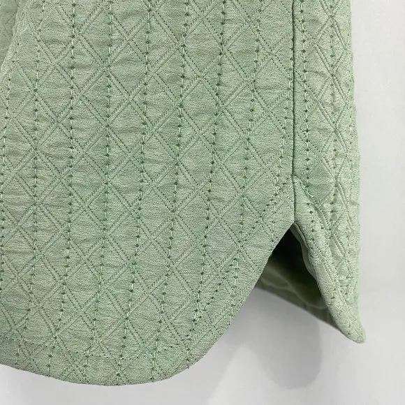 New SAMSOE SAMSOE Quilted Paperbag Waist Ember Shorts Vineyard Green Size XS