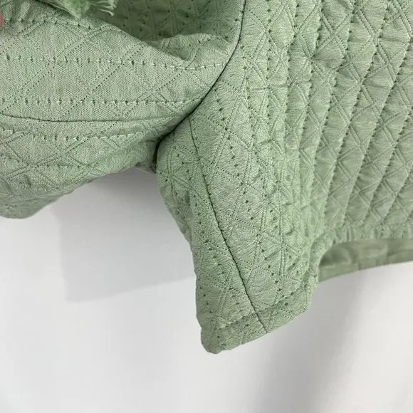 New SAMSOE SAMSOE Quilted Paperbag Waist Ember Shorts Vineyard Green Size XS