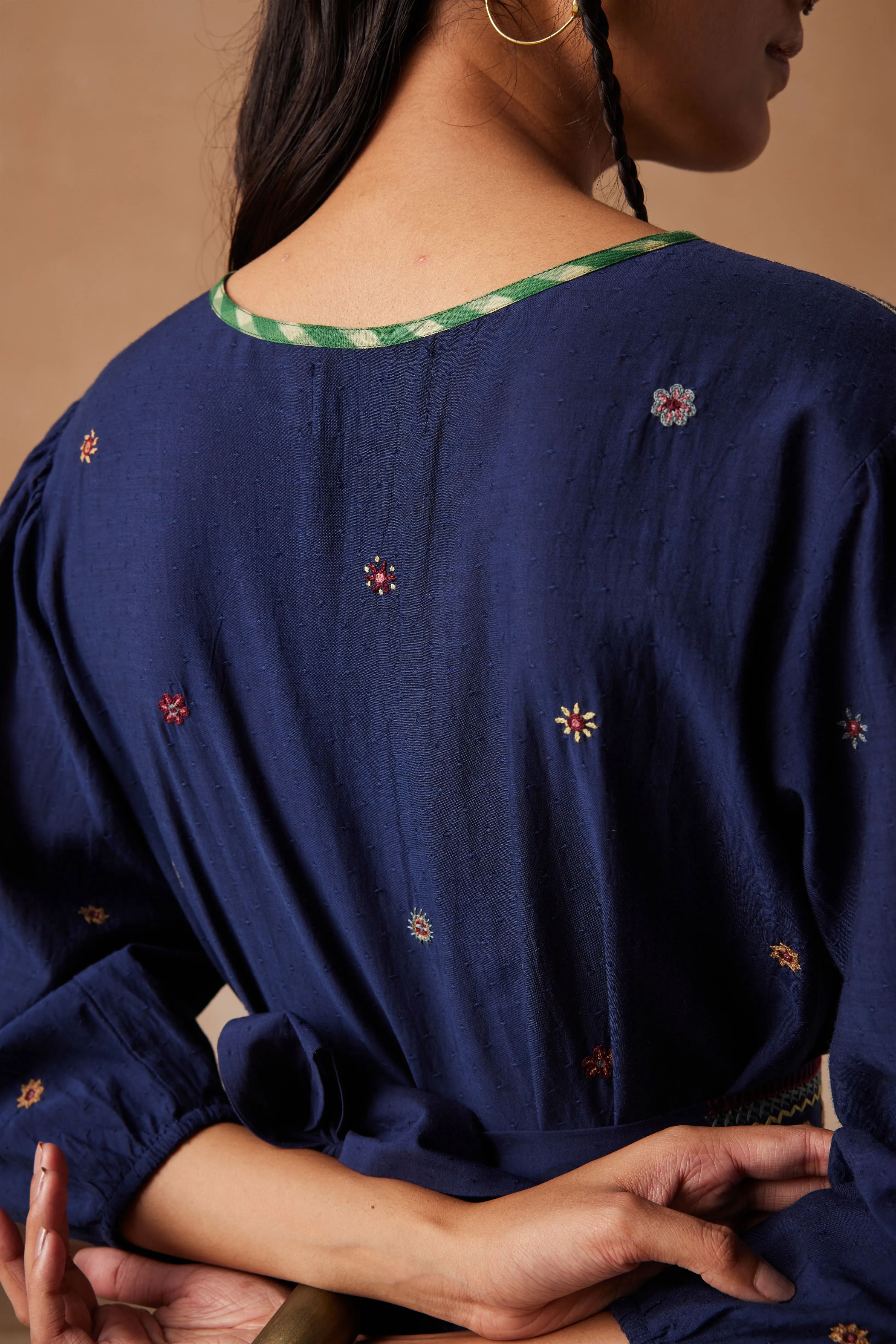 New Season Summer Fall 24-Dress Luna Cotton Indigo-SS24-LUNAD-IND-Fashion Edit Cord Studio