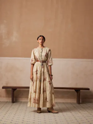 New Season Summer Fall 24-Dress Luna Cotton Peony-SS24-LUNAD-PNY-Fashion Edit Cord Studio