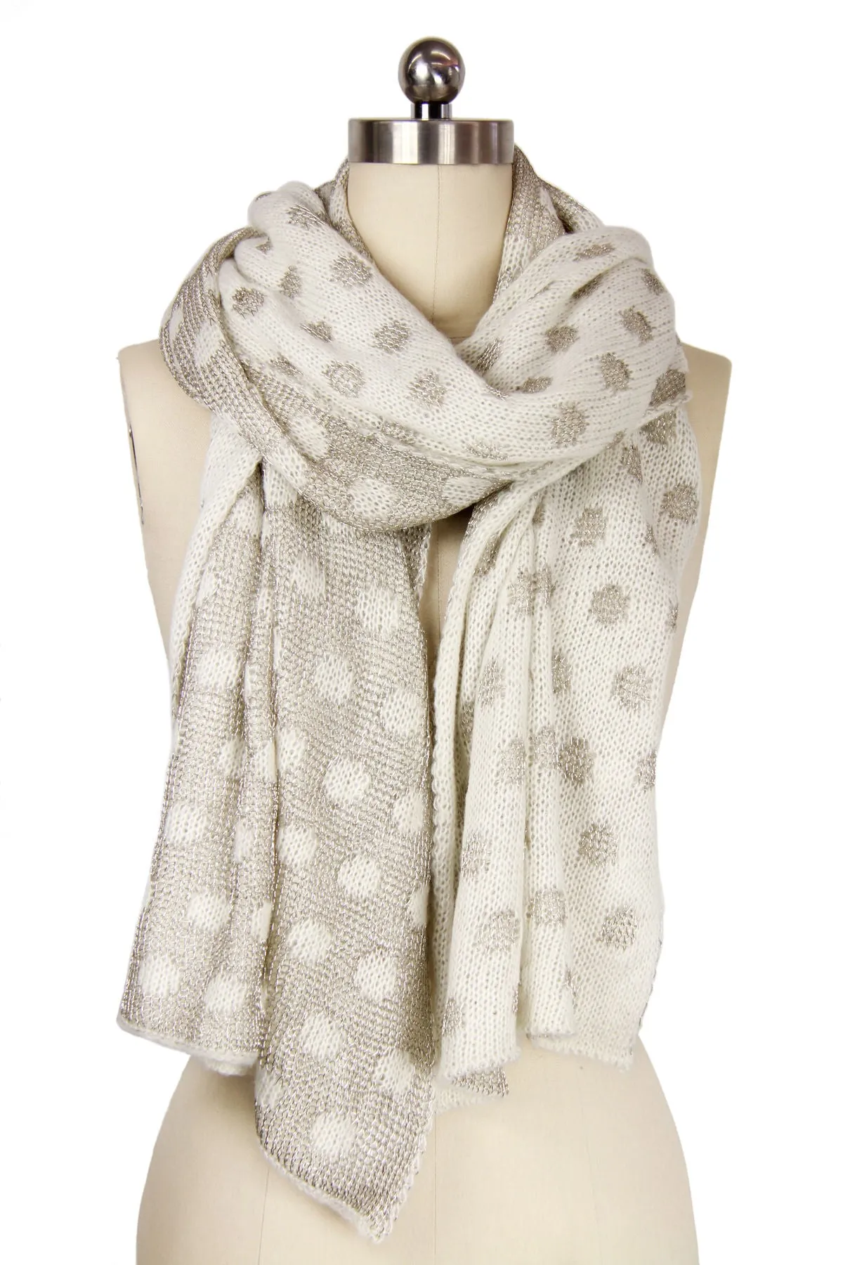 Nialey Polka Dot Scarf