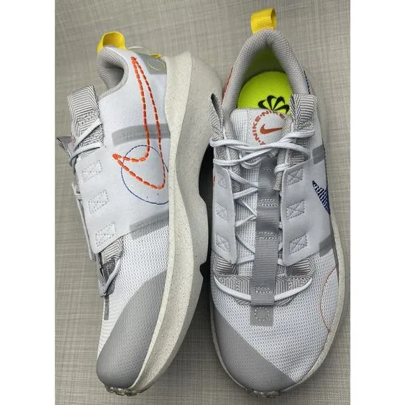 Nike Crater Impact GS Big Kids School Grey Game Royal Size 6.5Y DB3551-003