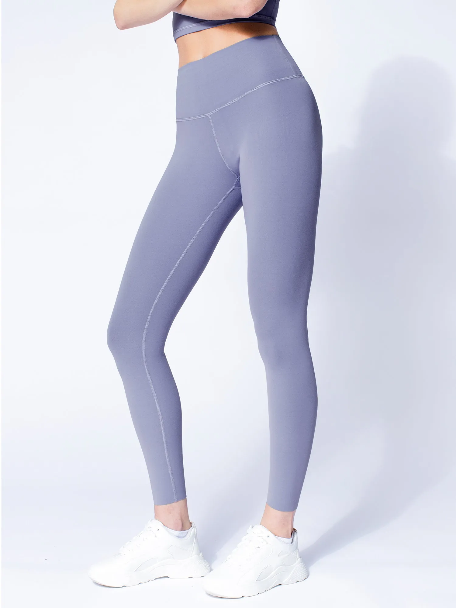 NUDE SHAPE HIGH WAIST PANTS, BLUE AZTEC