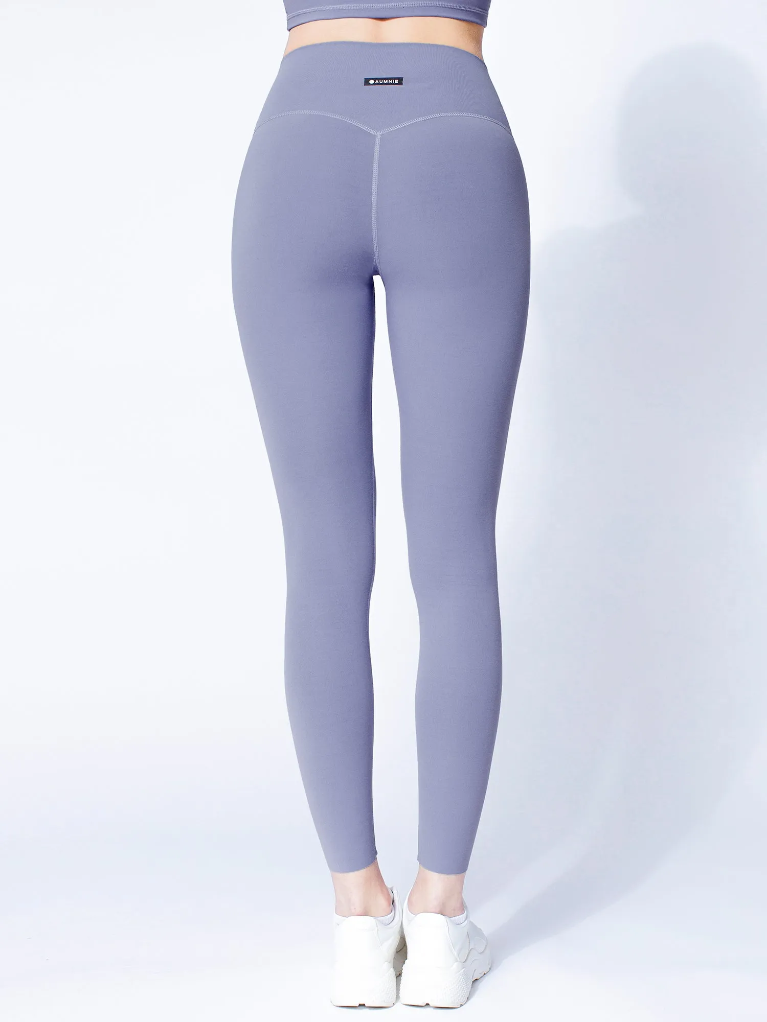 NUDE SHAPE HIGH WAIST PANTS, BLUE AZTEC