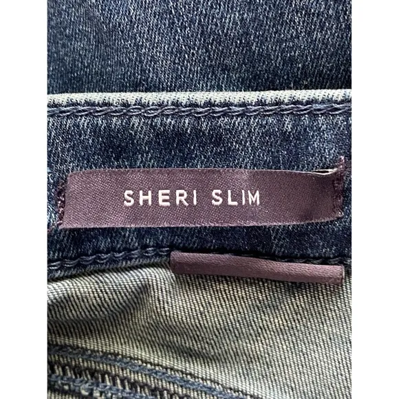 NYDJ Sheri Slim High Rise Denim Jeans, Landslide Wash - Size 10P
