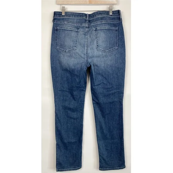 NYDJ Sheri Slim High Rise Denim Jeans, Landslide Wash - Size 10P