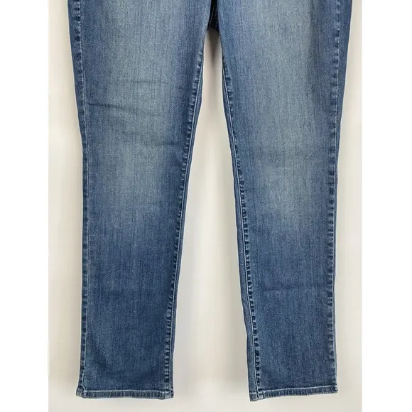 NYDJ Sheri Slim High Rise Denim Jeans, Landslide Wash - Size 10P