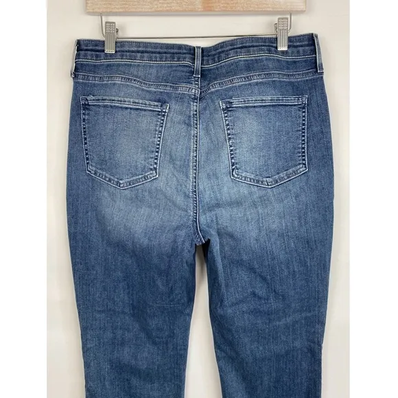 NYDJ Sheri Slim High Rise Denim Jeans, Landslide Wash - Size 10P
