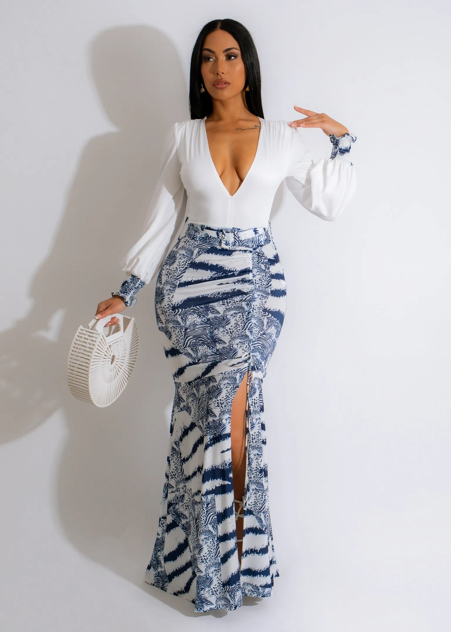 Observatori Del Paisatge Maxi Dress Blue