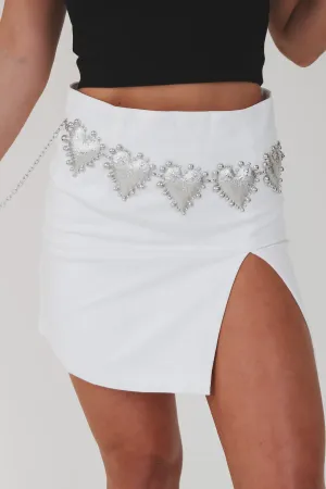 Obviously Have My Hole Heart Chain Belt
