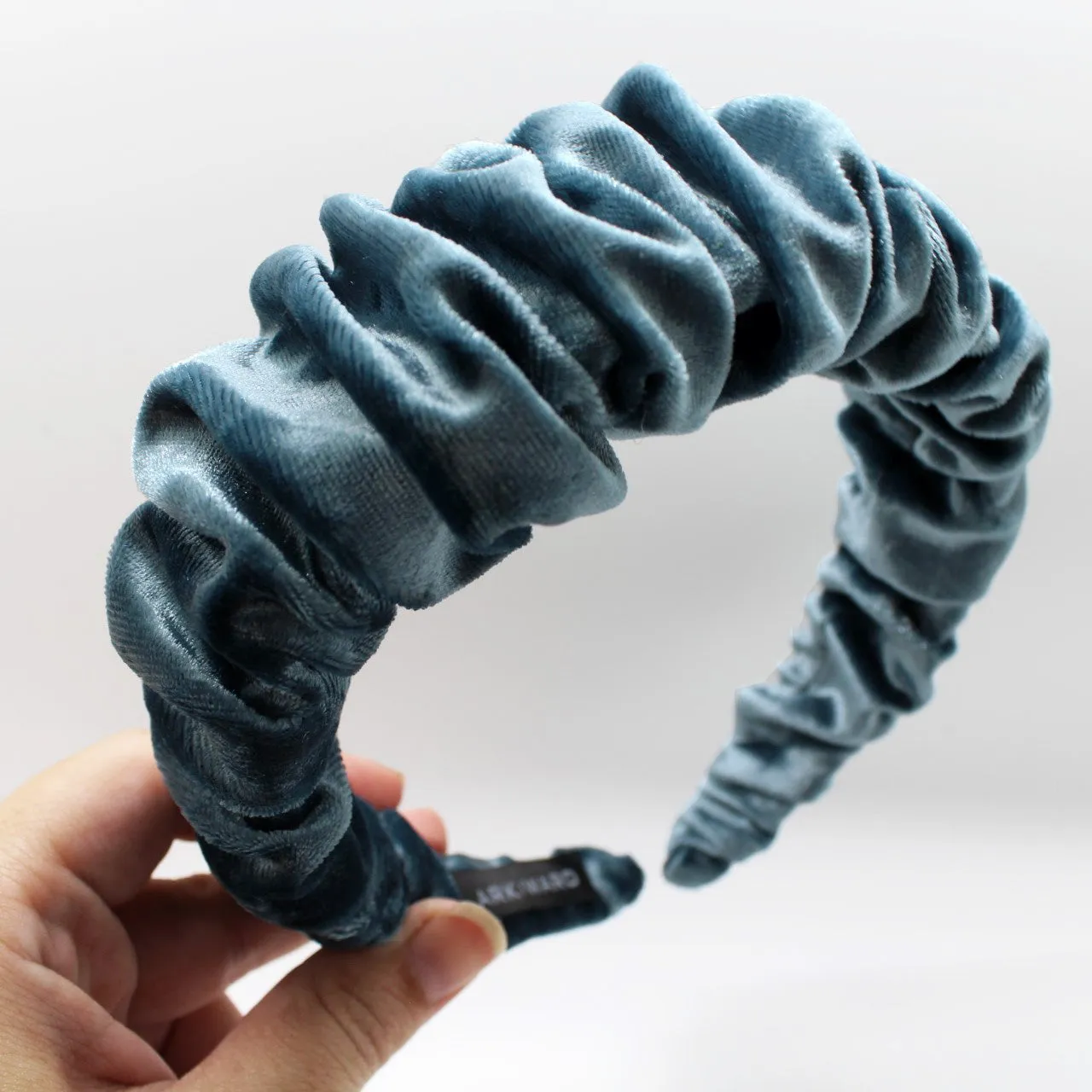 Olive Green Ruffle Headband