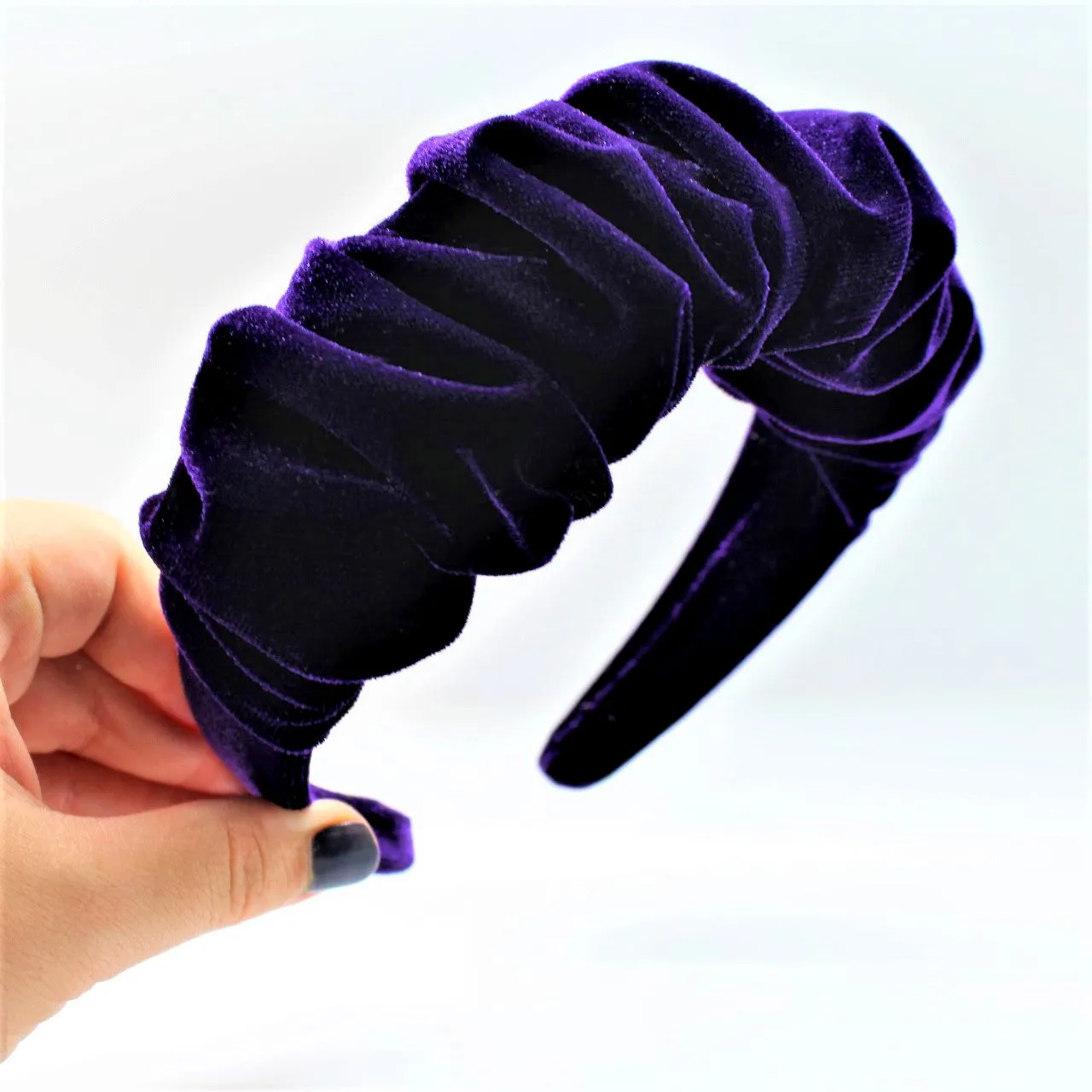 Olive Green Ruffle Headband
