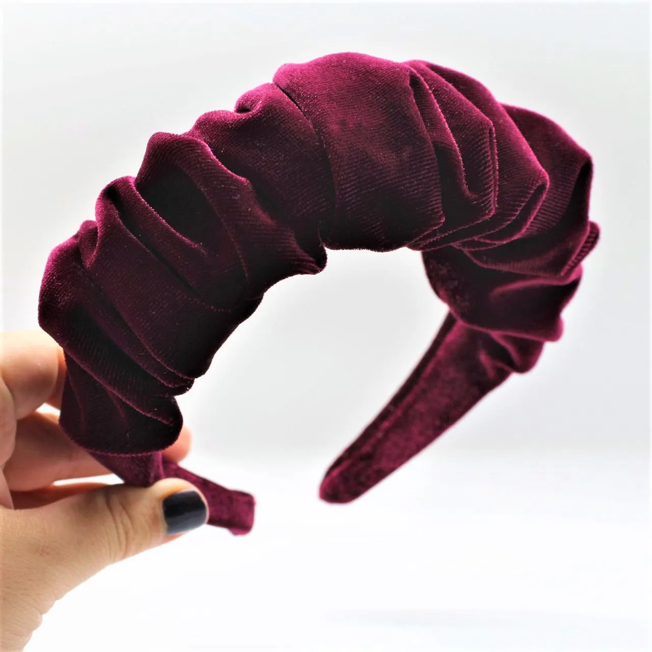 Olive Green Ruffle Headband