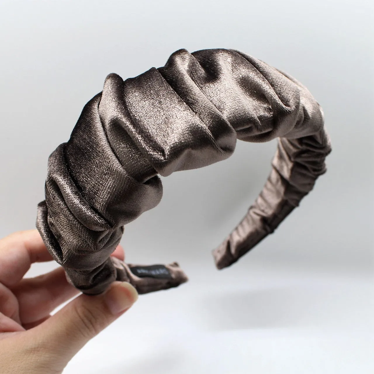 Olive Green Ruffle Headband