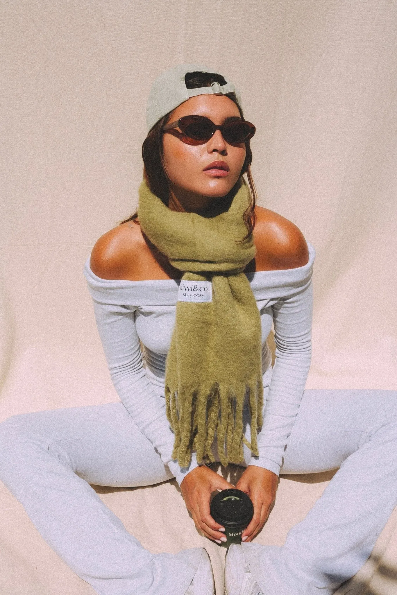 Olive Green Scarf